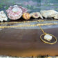 18 karaat gouden klaver ketting