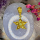 18 karaat gouden opaal hanger