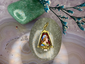 18 karaat gouden Limoges hanger