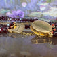 14 karaat gouden granaat armband