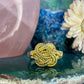 14 karaat gouden mattenklopper ring