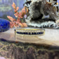 14 karaat gouden diamant en saffier ring