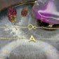 14 karaat gouden ‘A’ armbandje
