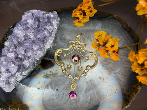 9 karaat toermalijn hanger